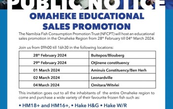 OMAHEKE EDUCATIONAL SALES PROMOTION
